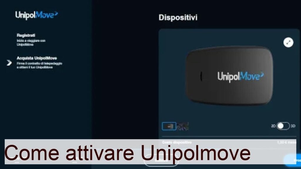 Come posso attivare UnipolMove sull’app mobile