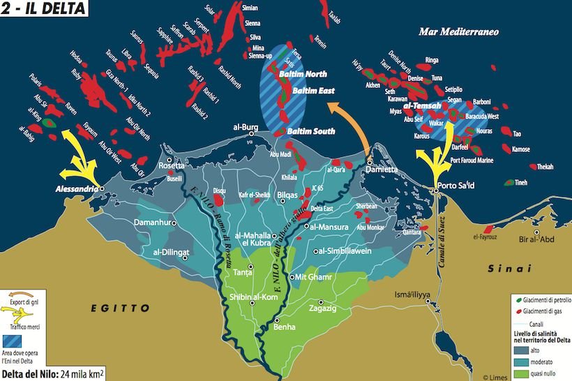 Che cos’è il delta del Nilo e quali caratteristiche ha in Egitto