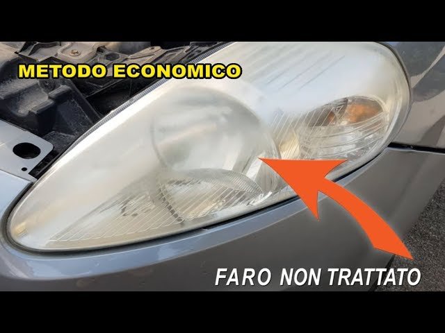 Come Pulire i Fari Opacizzati per Ripristinare la Loro Trasparenza