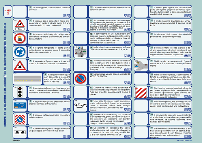 Quante domande ci sono nel quiz per la patente C