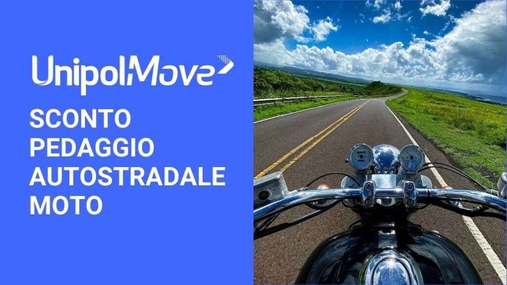 Come posso ottenere uno sconto sul pedaggio per moto con UnipolMove