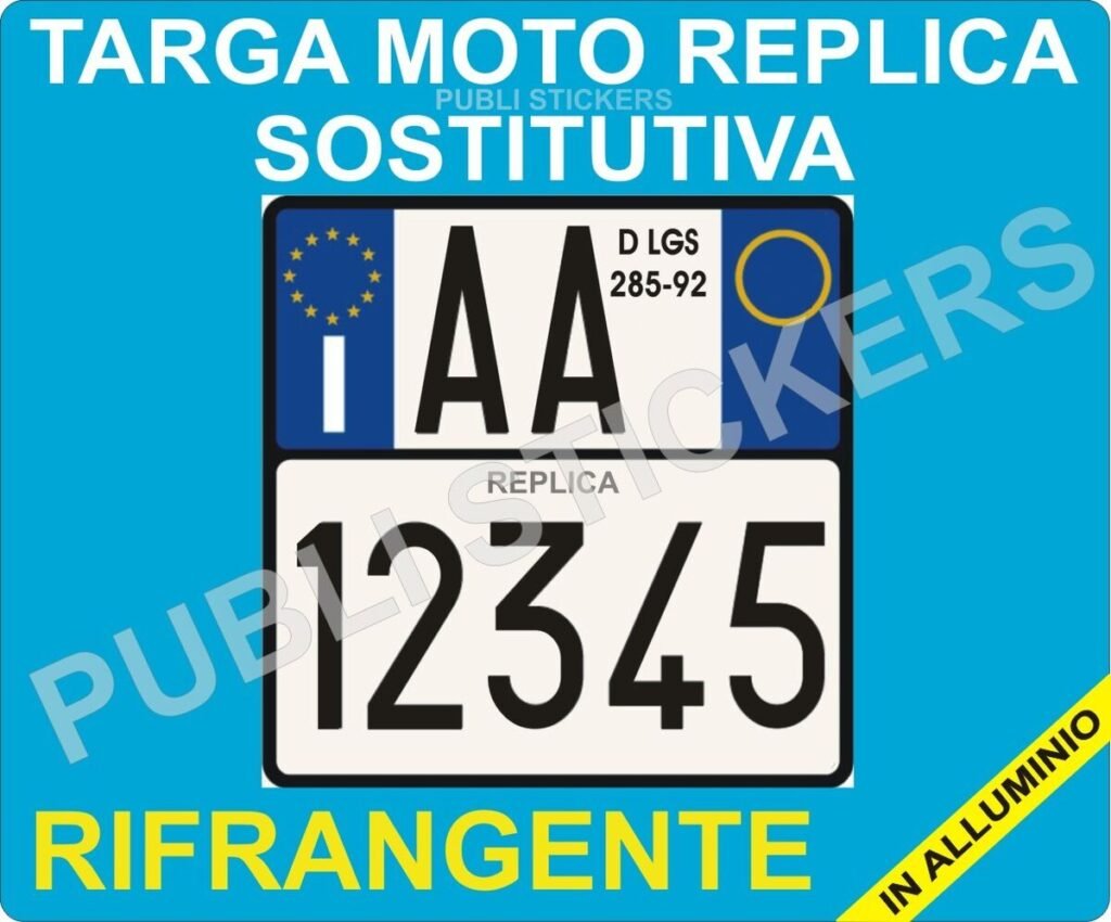 Quali informazioni si possono ottenere dalla targa di una moto immatricolata