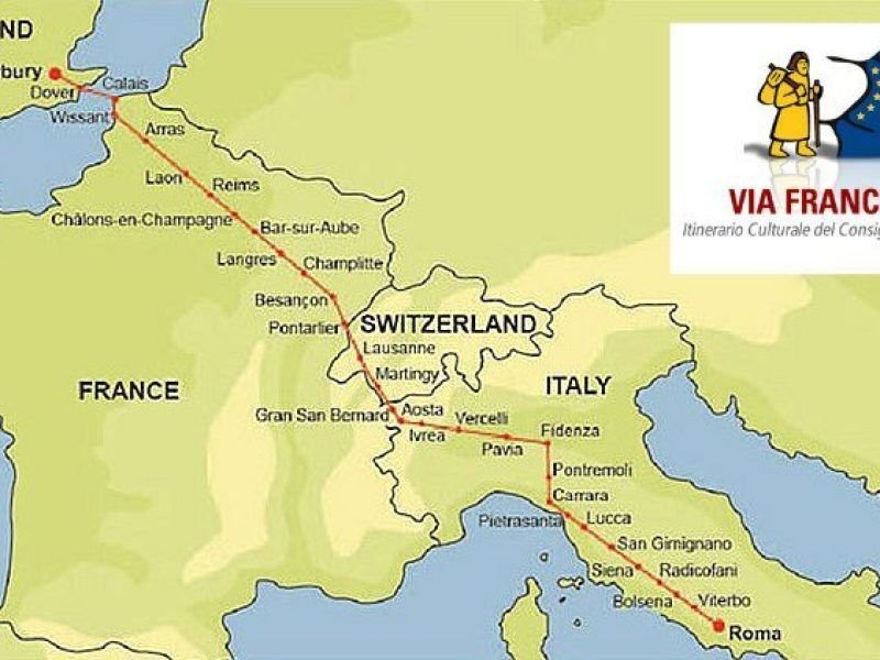 Qual è il percorso completo della Via Francigena da seguire passo dopo passo